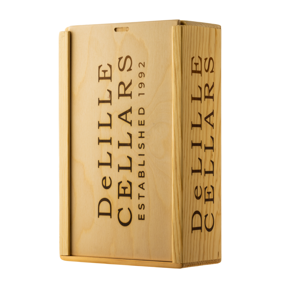 2-Bottle Wood Box