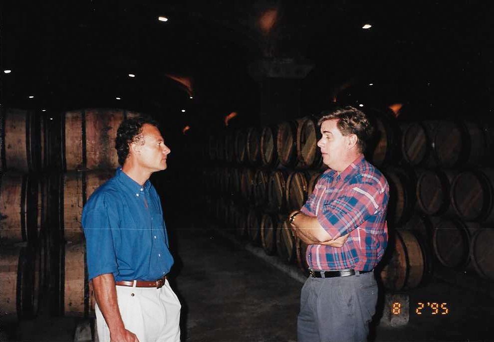 Chris at Chateau Margeaux with Paul Pontallier2