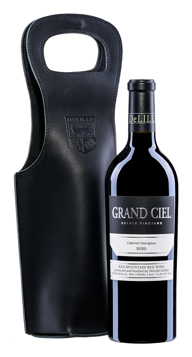 Grand Ciel Cabernet & Leather Tote